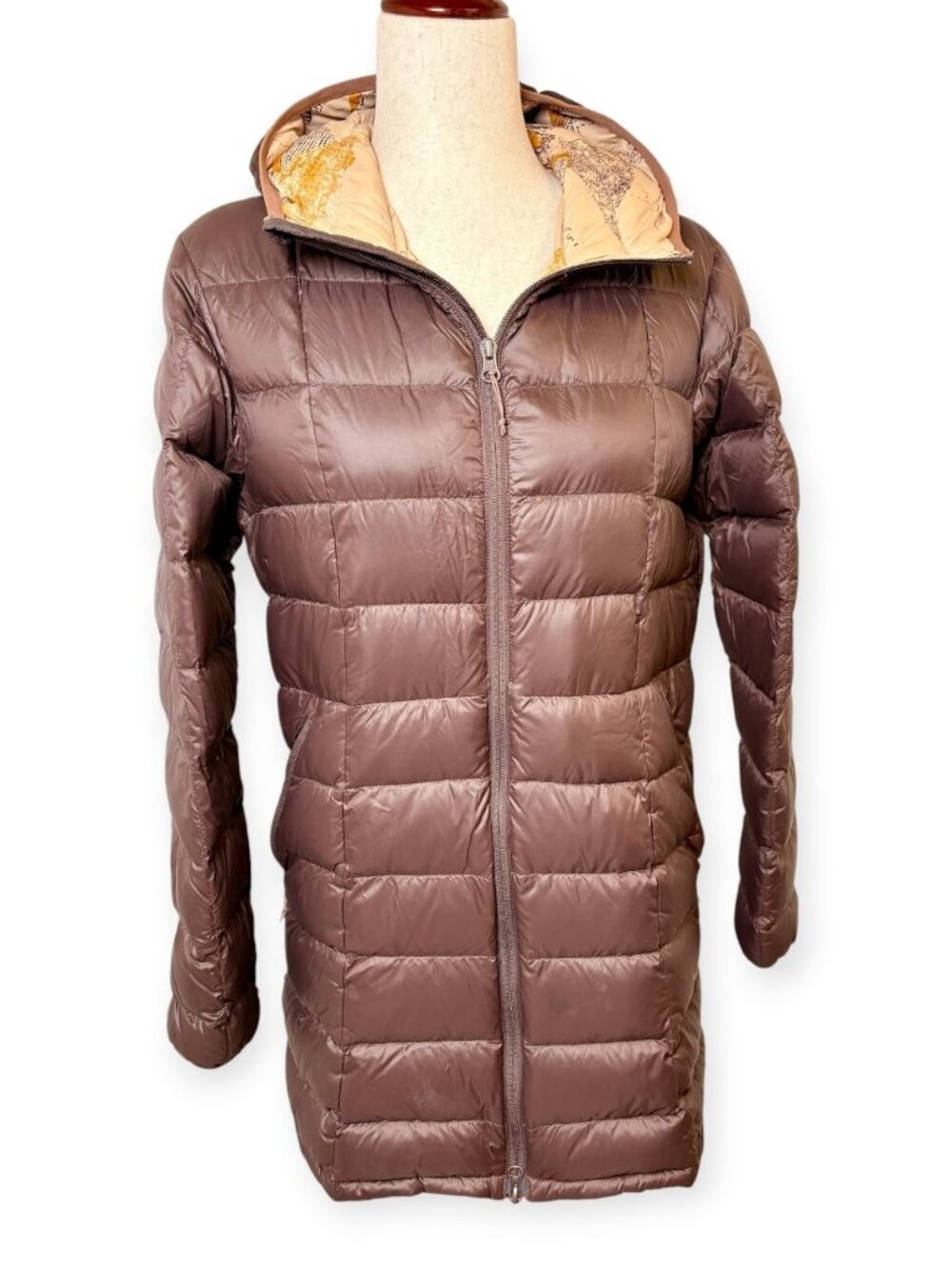 REI Co-op 650 Down Parka Purple Hooded Packable Coat Size Medium